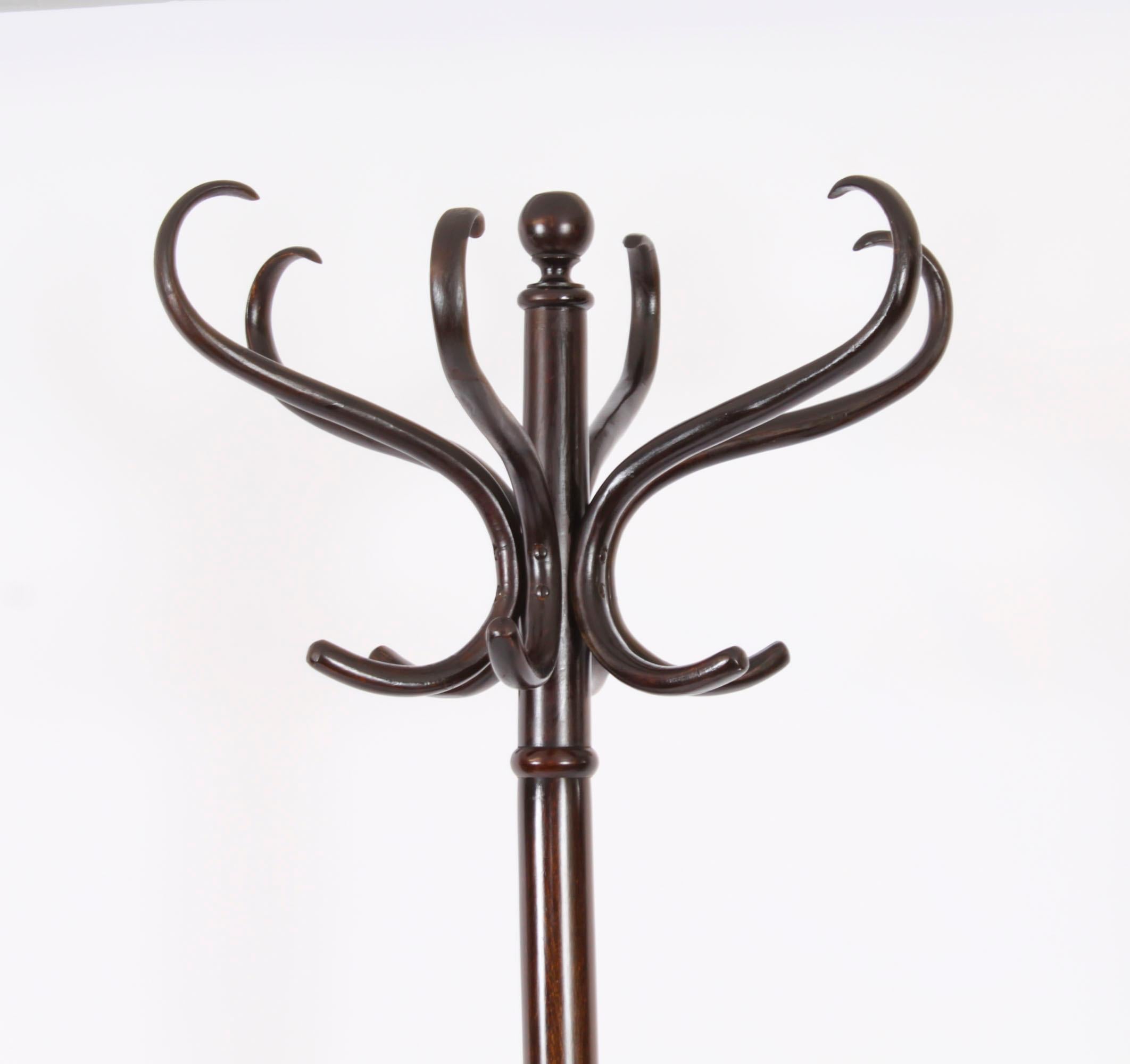 Antique Victorian Hall Umbrella Coat Bentwood Stand 19th Century In Good Condition In London, GB