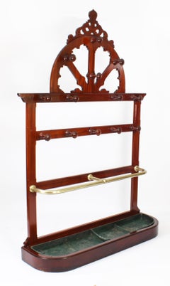 Antique Victorian Hall Umbrella Coat Stand 19th Century