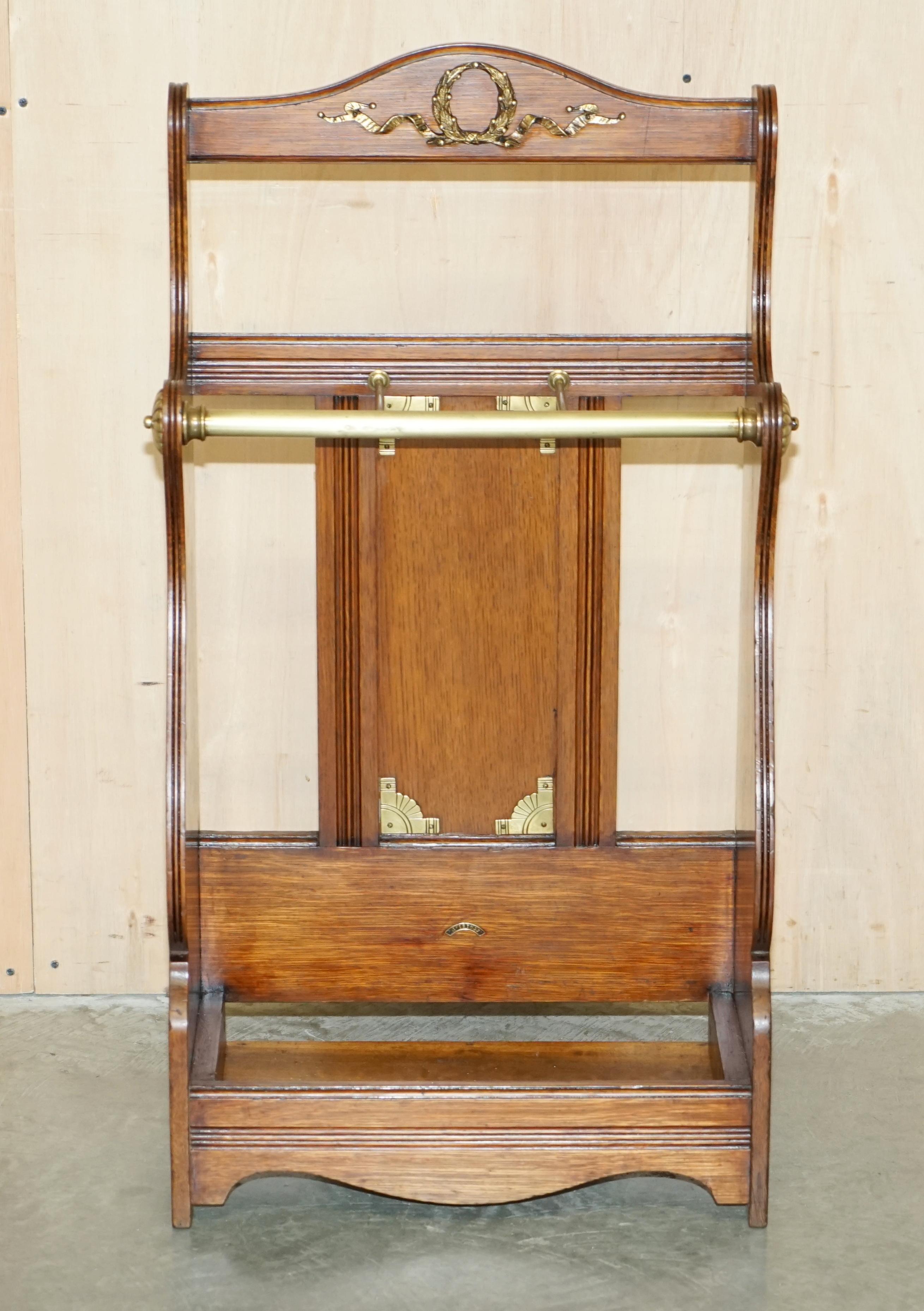 Royal House Antiques

Royal House Antiques is delighted to offer for sale this lovely Antique Victorian Brass & Mahogany fully stamped stick umbrella stand circa 1880

Please note the delivery fee listed is just a guide, it covers within the M25