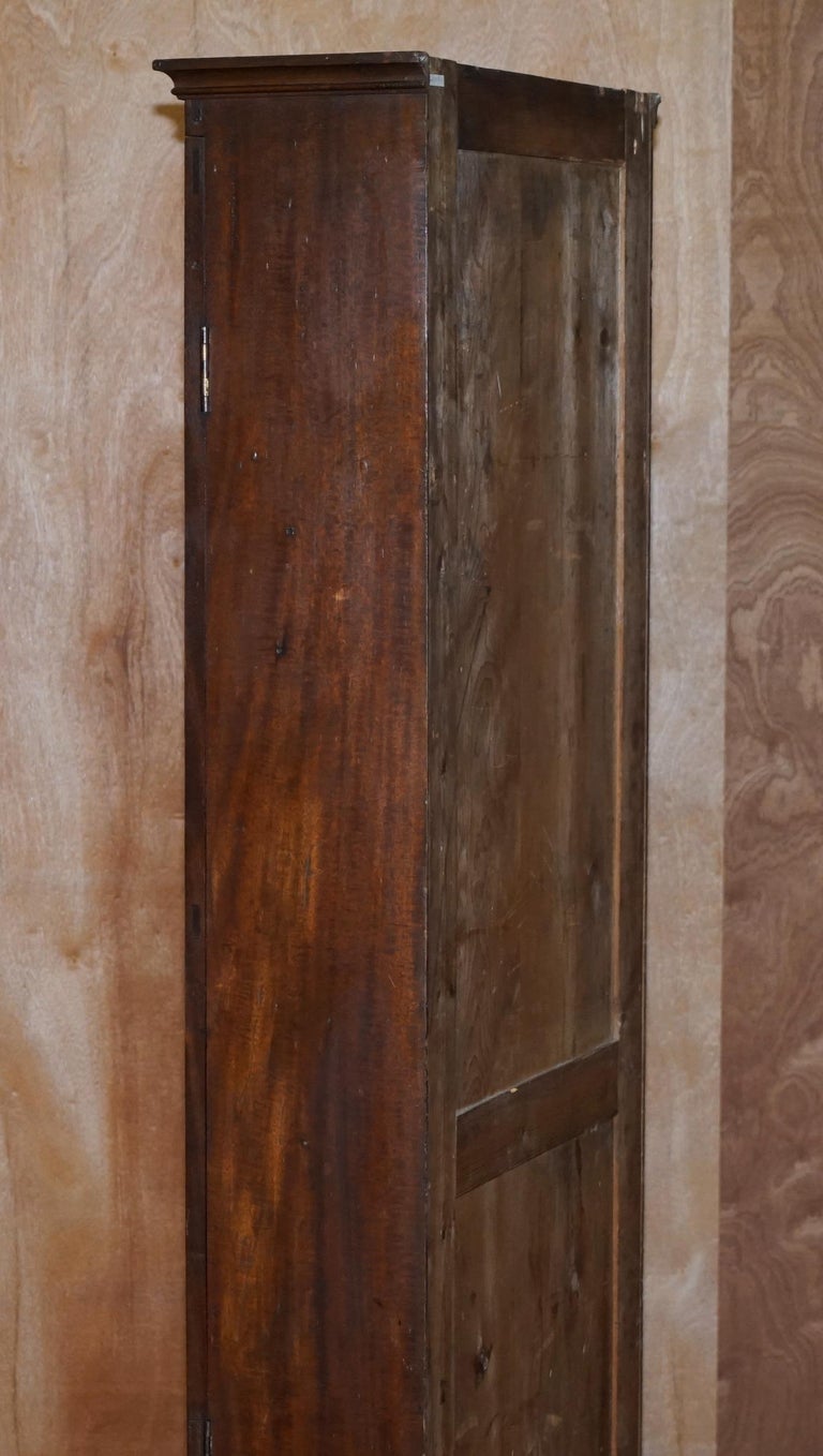 Antique Victorian Hardwood Gun Case or Cupboard Converted into Library ...