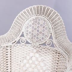 Antique Victorian Heywood Wakefield School Rolled Arm Photographers Chair c1890