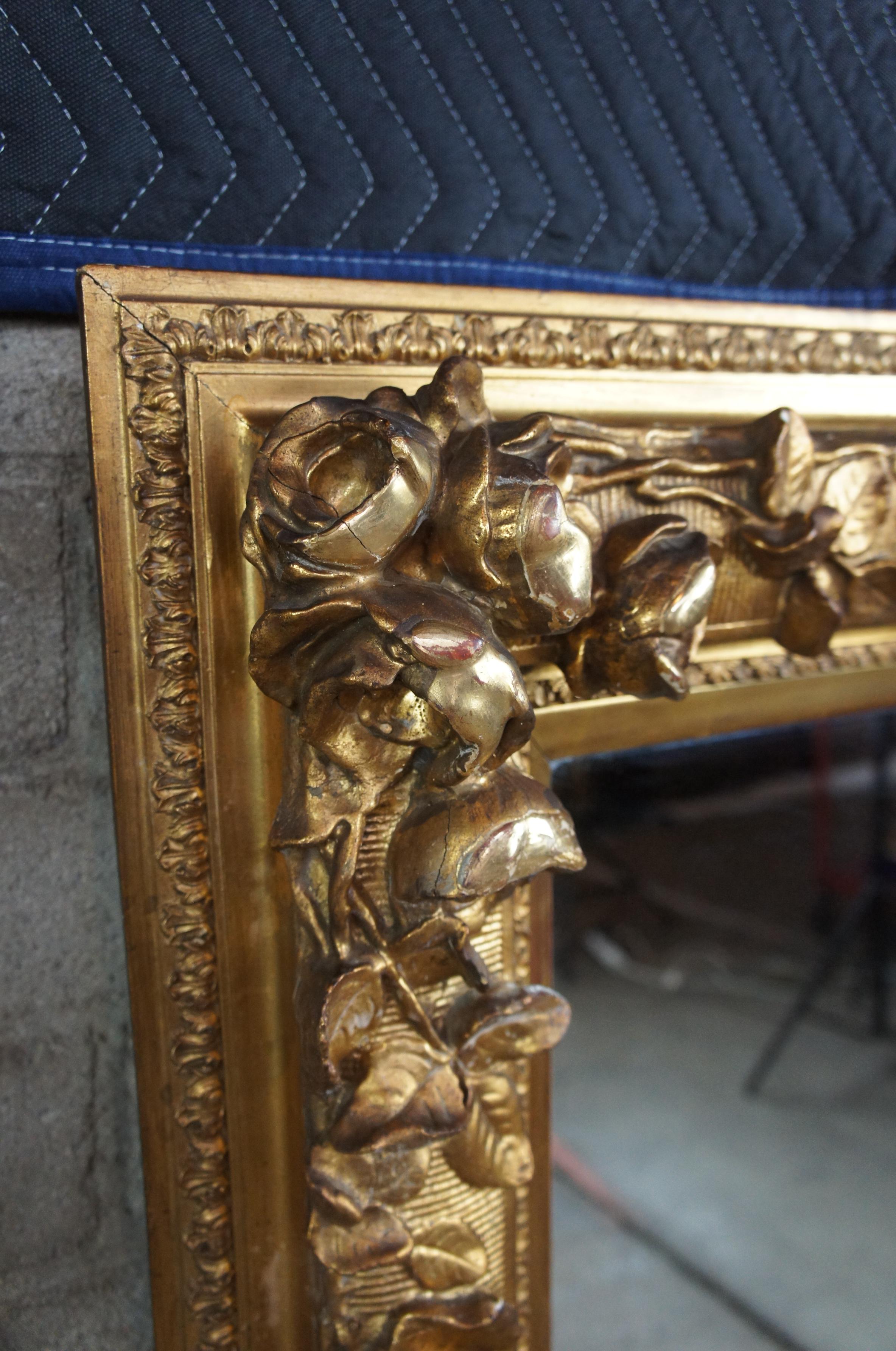 wood frame mirror