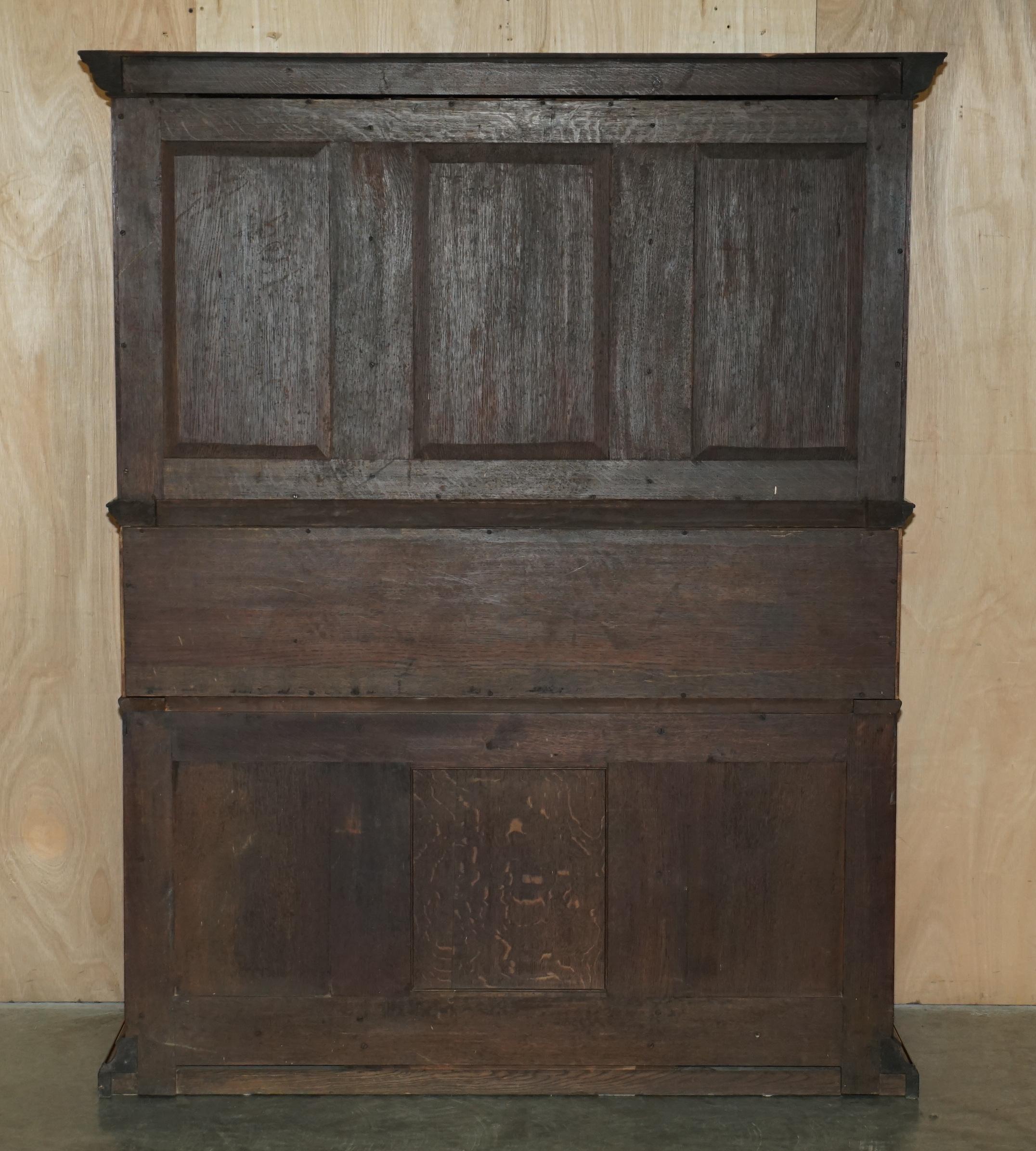 Antique Victorian Holland & Sons Mount Street London Hand Carved Display Cabinet For Sale 9