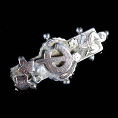 Antique Victorian Horseshoe Brooch, circa 1900