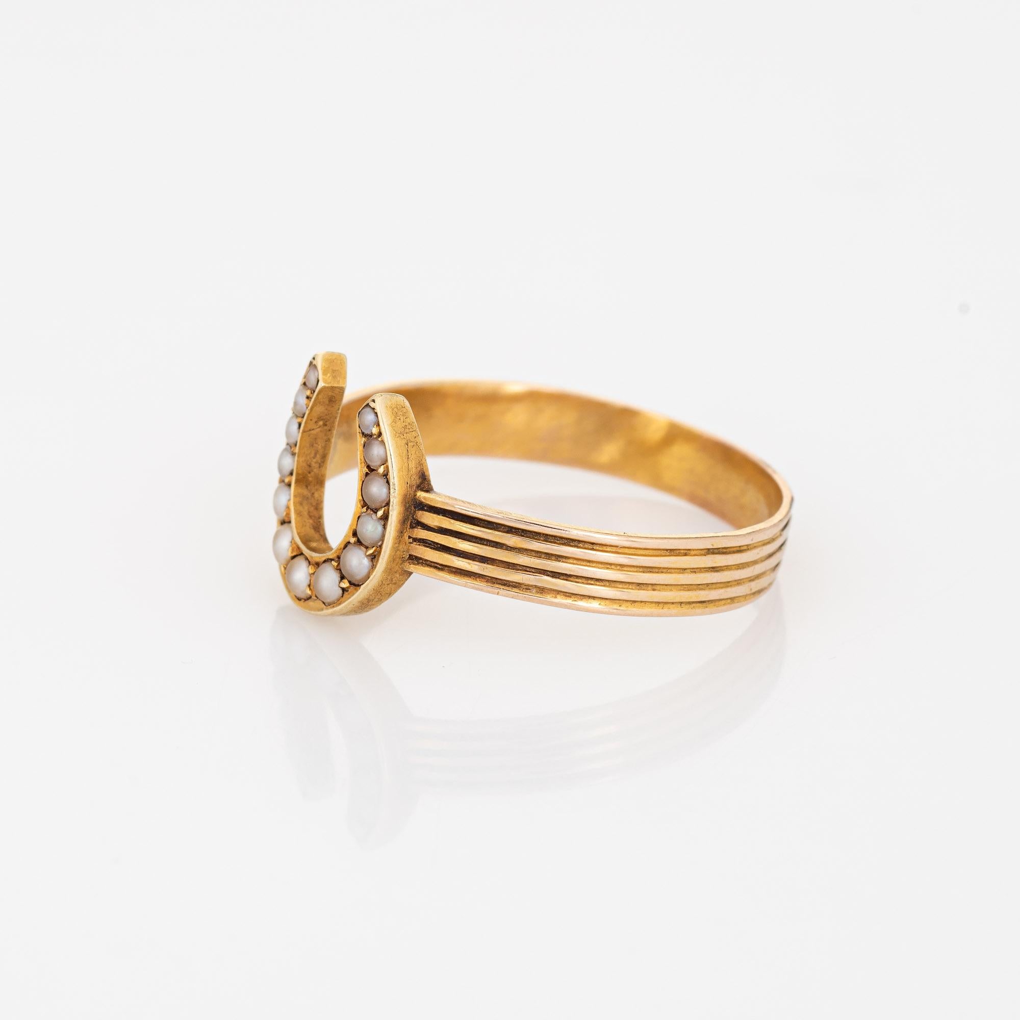 vintage horseshoe ring