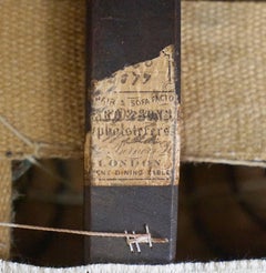 ANTiQUE VICTORIAN HOWARD & SON TWO SEAT SOFA FULLY STAMPED READY FOR UPHOLSTERY