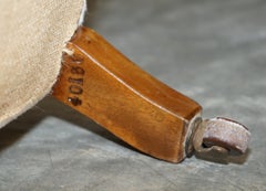 Antique Victorian Howard & Son's Berners Street Small Two Seat Library Sofa