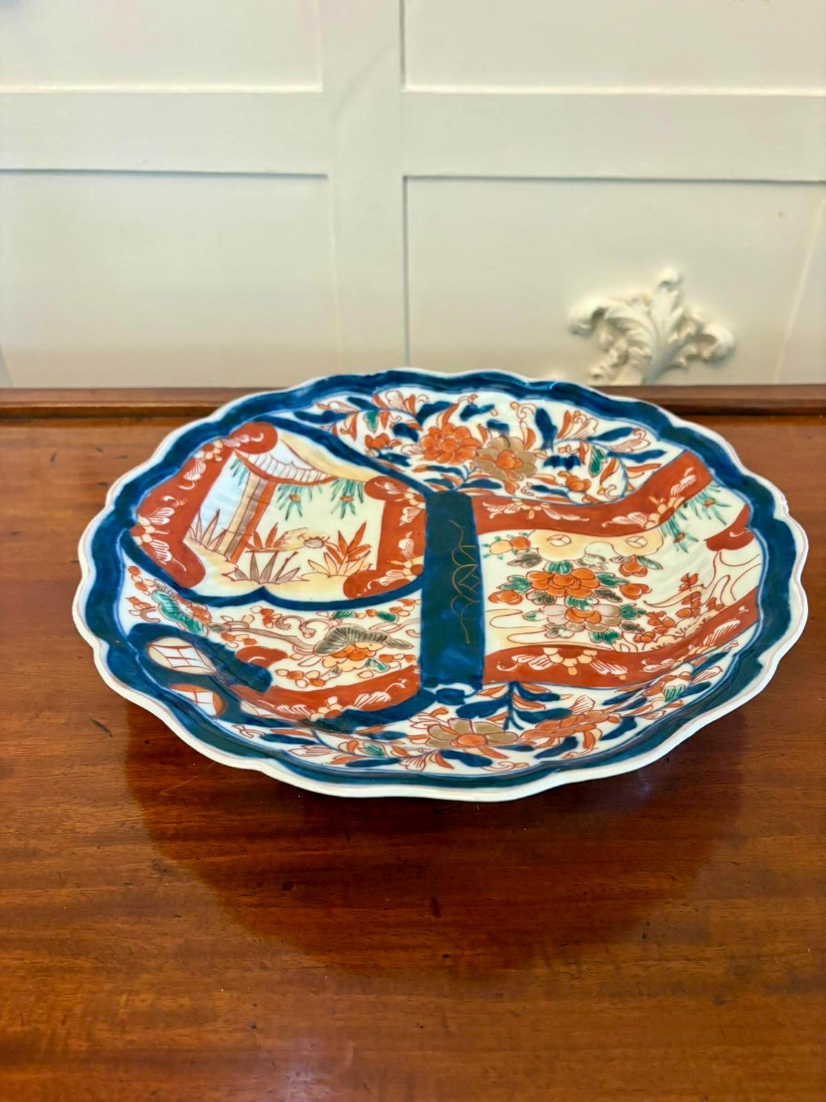 Antico piatto Imari vittoriano di qualità giapponese in vendita 1