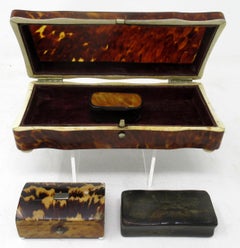 Antique Victorian Jewellery Casket Trinket and Snuff Box Regency Grand Tour 19ct