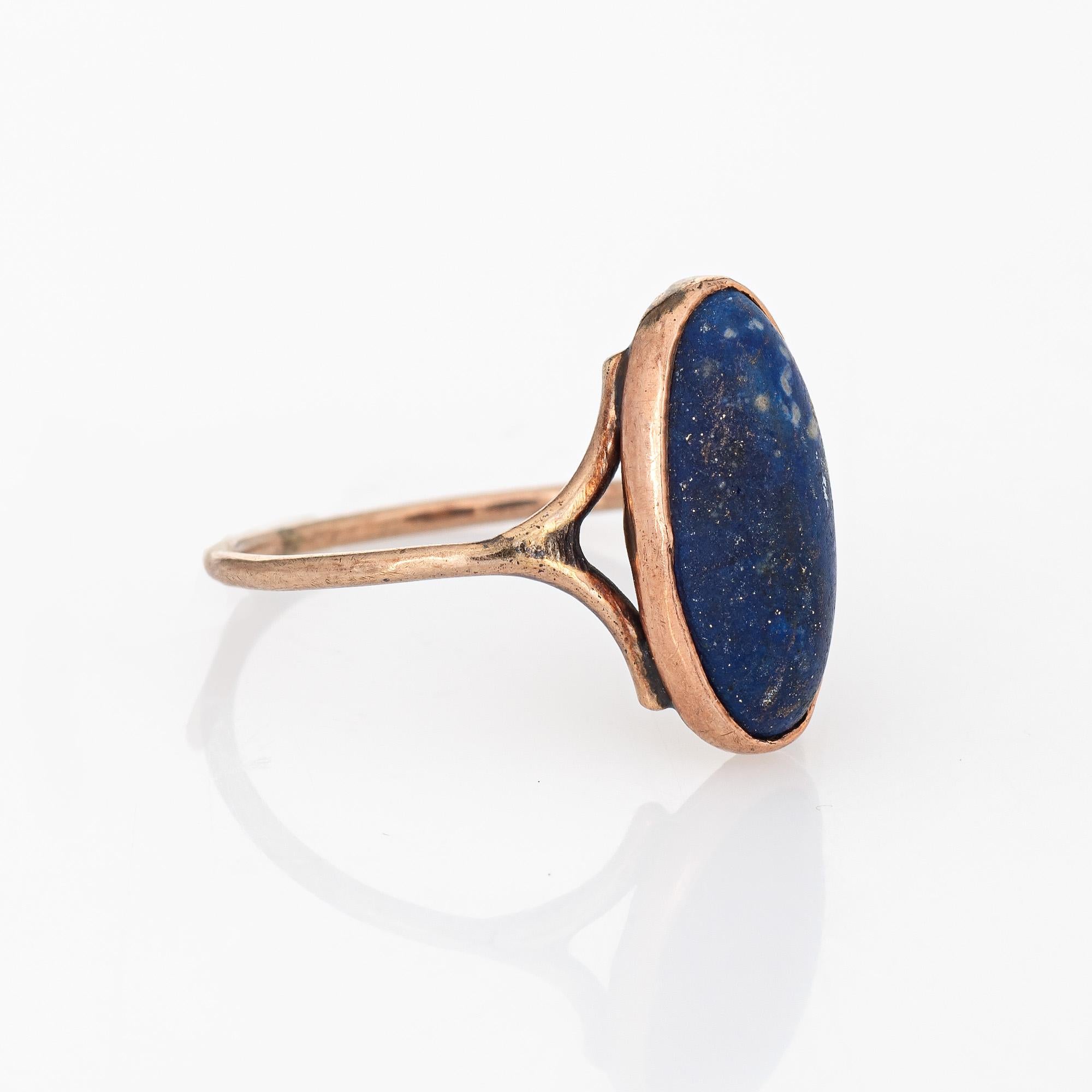 lapis lazuli pinky ring