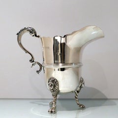 Antique Victorian Large Sterling Silver Jug/Pitcher London 1897 Wakely & Wheeler