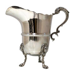 Antique Victorian Large Sterling Silver Jug/Pitcher London 1897 Wakely & Wheeler
