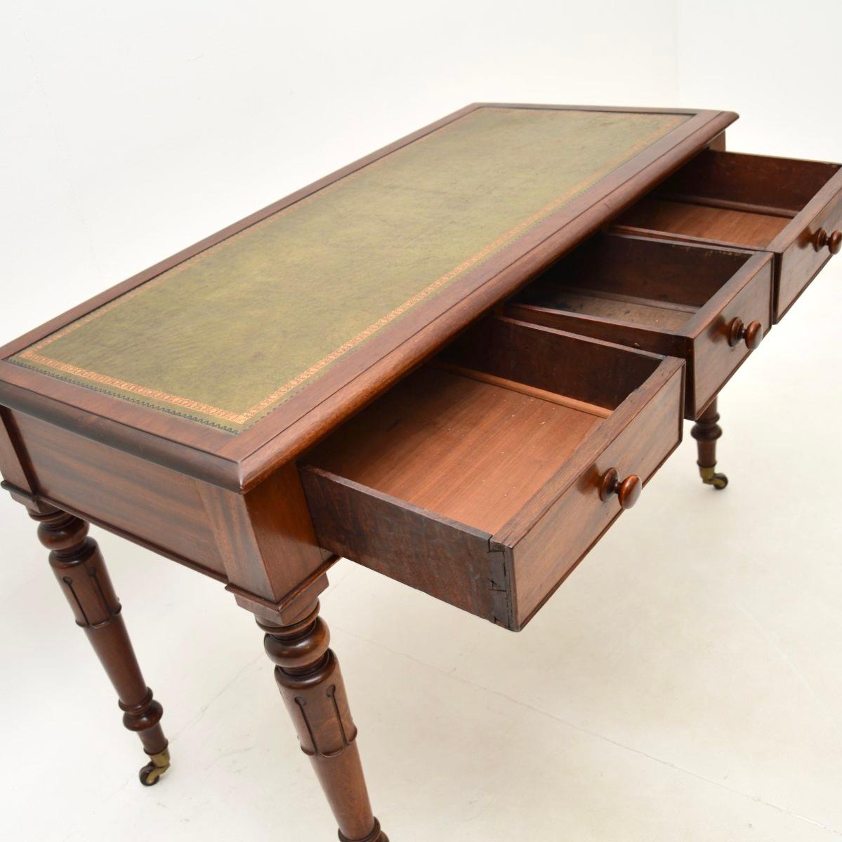 Bureau / Table à écrire victorien ancien 3