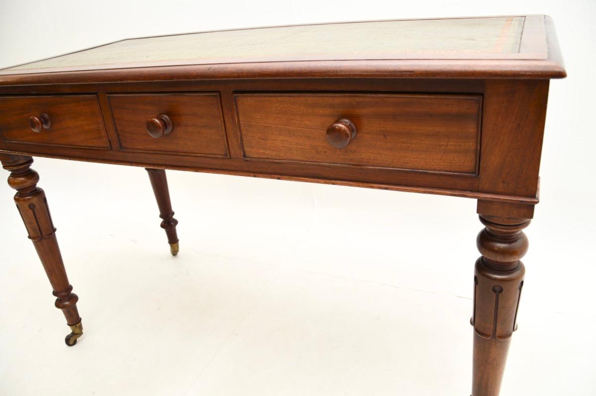 Bureau / Table à écrire victorien ancien 5