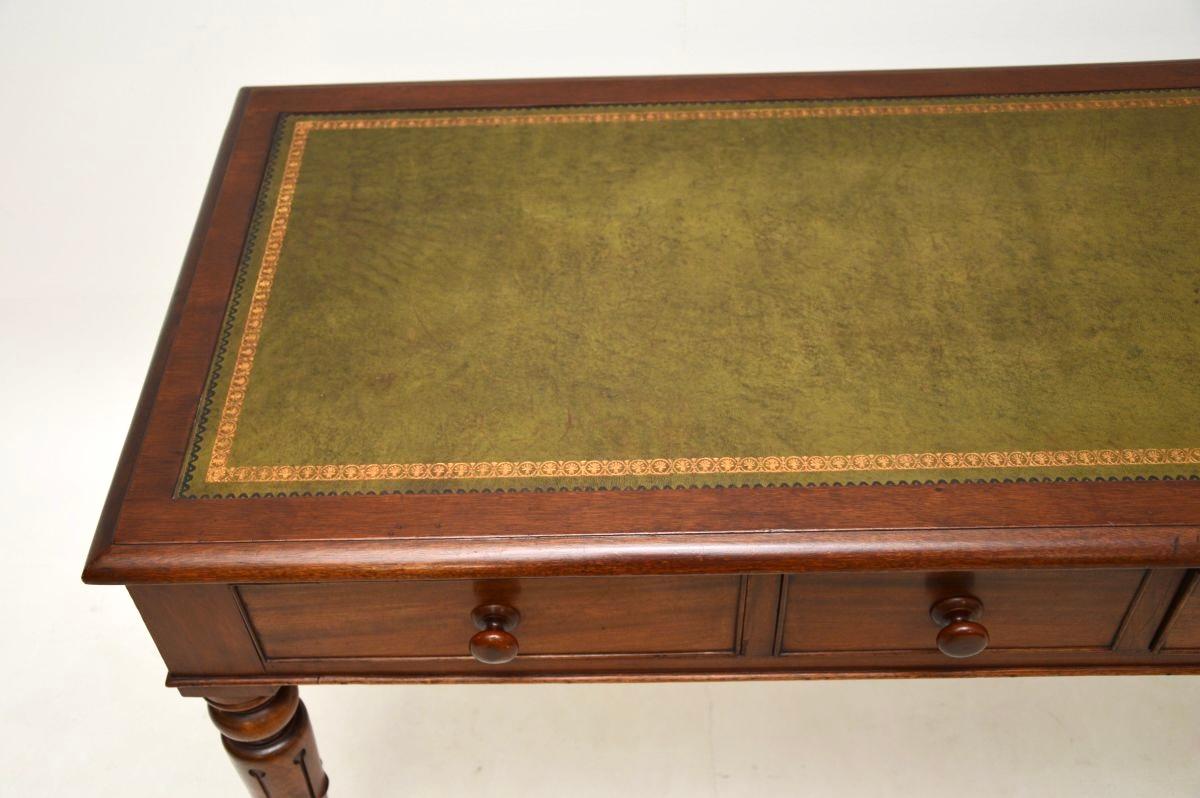 Cuir Bureau / Table à écrire victorien ancien