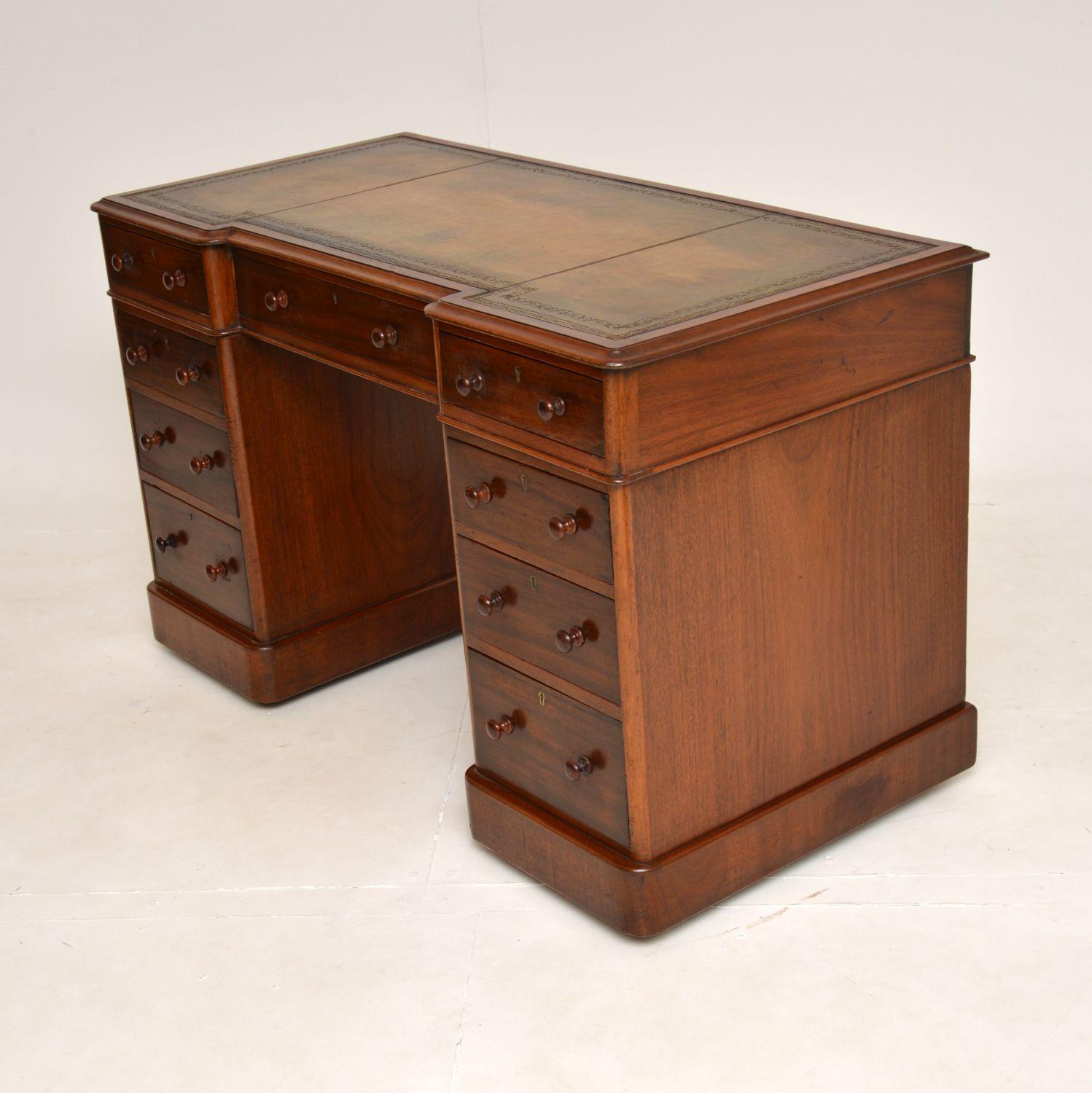 leather topped desk