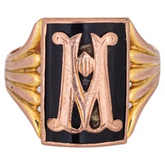 Ruby Sapphire Diamond Dome Ring Antique 14k White Gold Estate Fine Jewelry