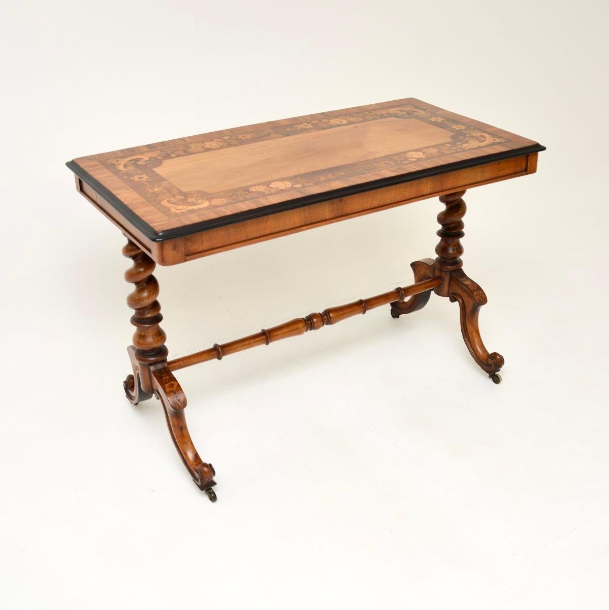 antique library table value