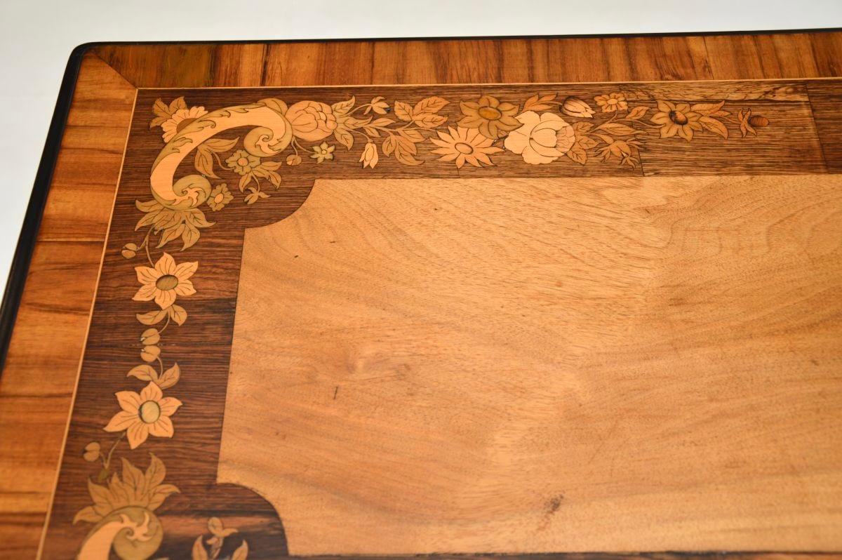 Mid-19th Century Antique Victorian Library Table / Desk For Sale