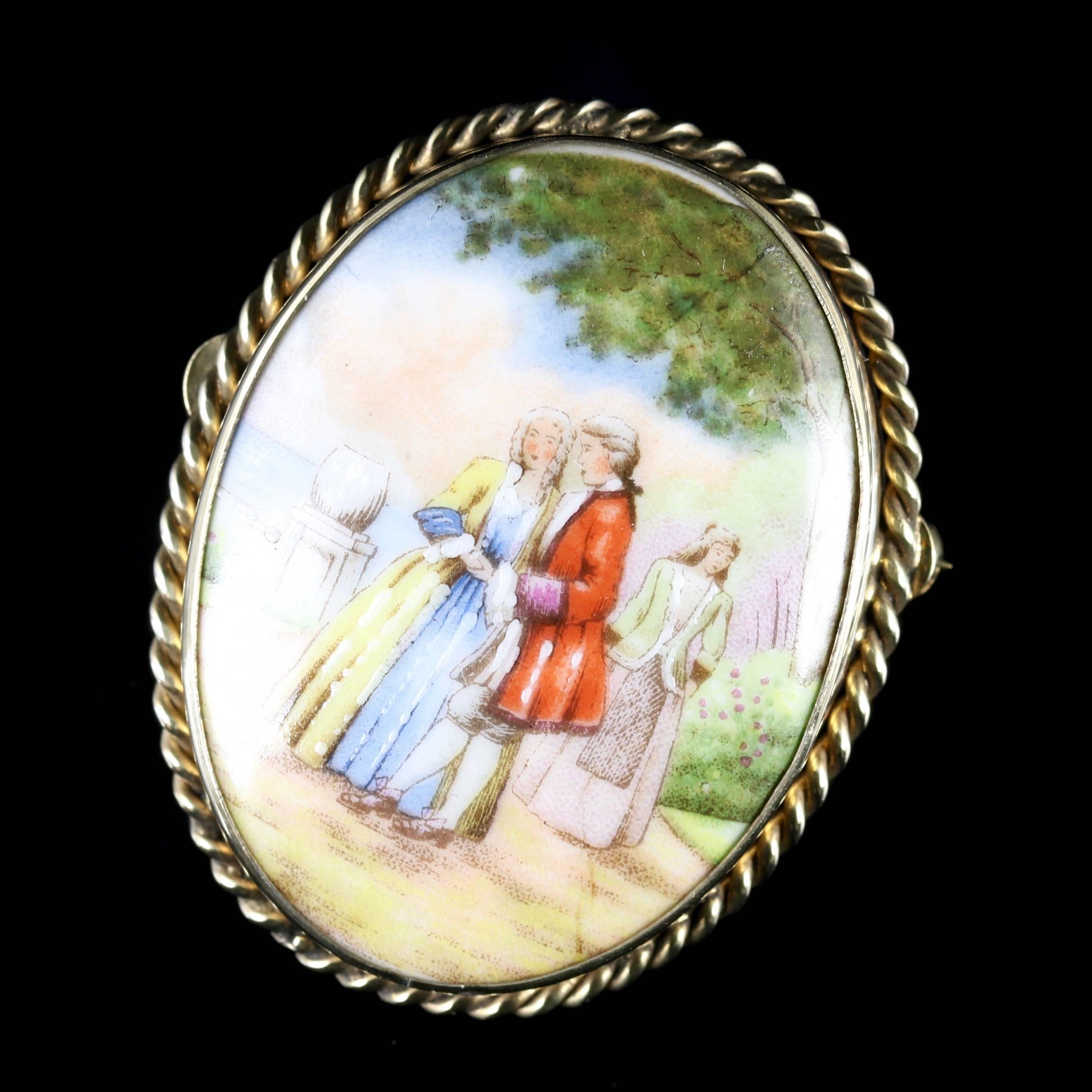 limoges brooch