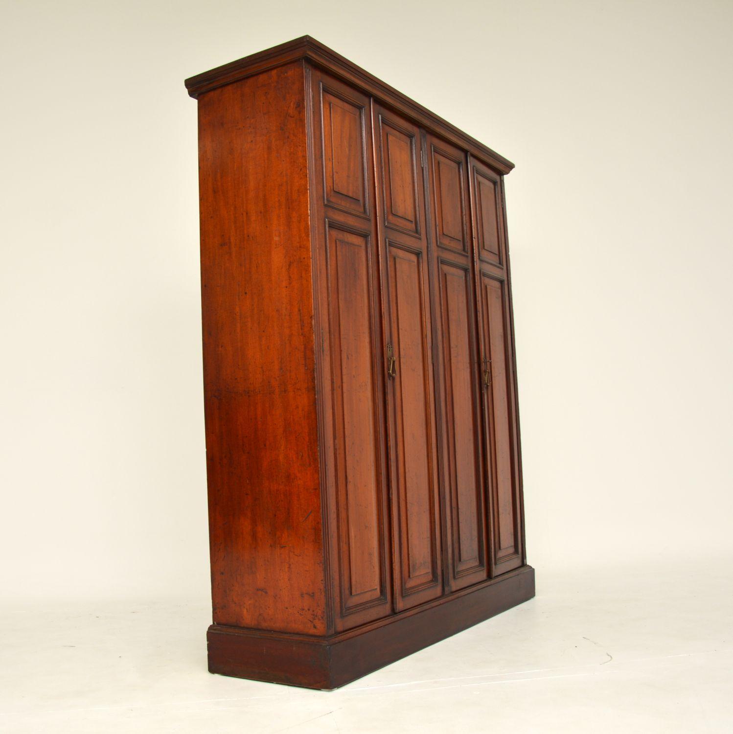 English Antique Victorian Locker Cabinet For Sale