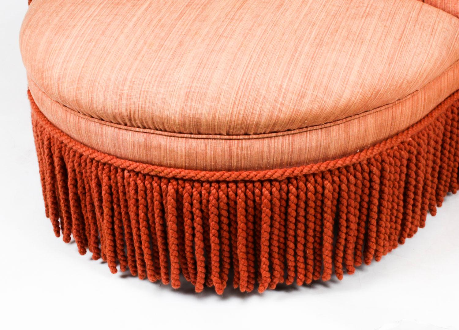 Antique Victorian Love Seat Conversation Settee, 19th Century In Good Condition In London, GB
