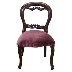 Antique Victorian Mahogany Balloon Back Child Doll Salesman Sample Parlor Chair