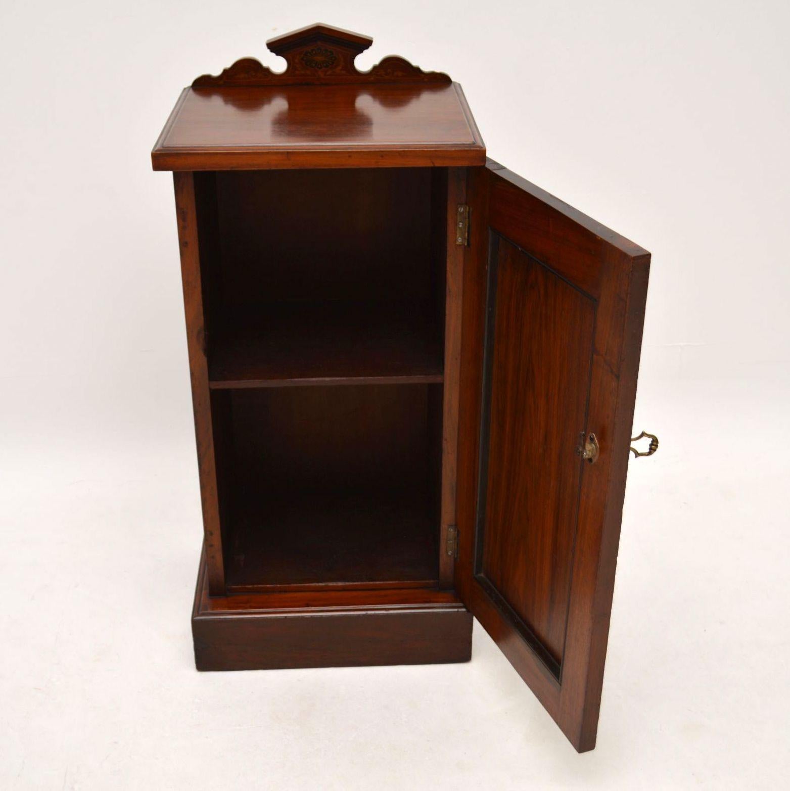 Antique Victorian Mahogany Bedside Cabinet (Mahagoni)