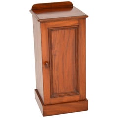 Antique Victorian Mahogany Bedside Cabinet