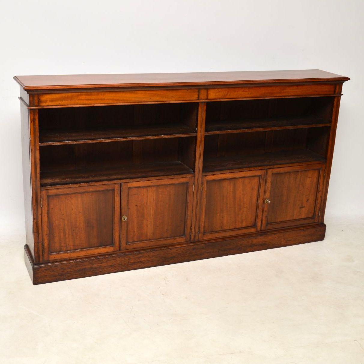 Antique Victorian Mahogany Bookcase 6