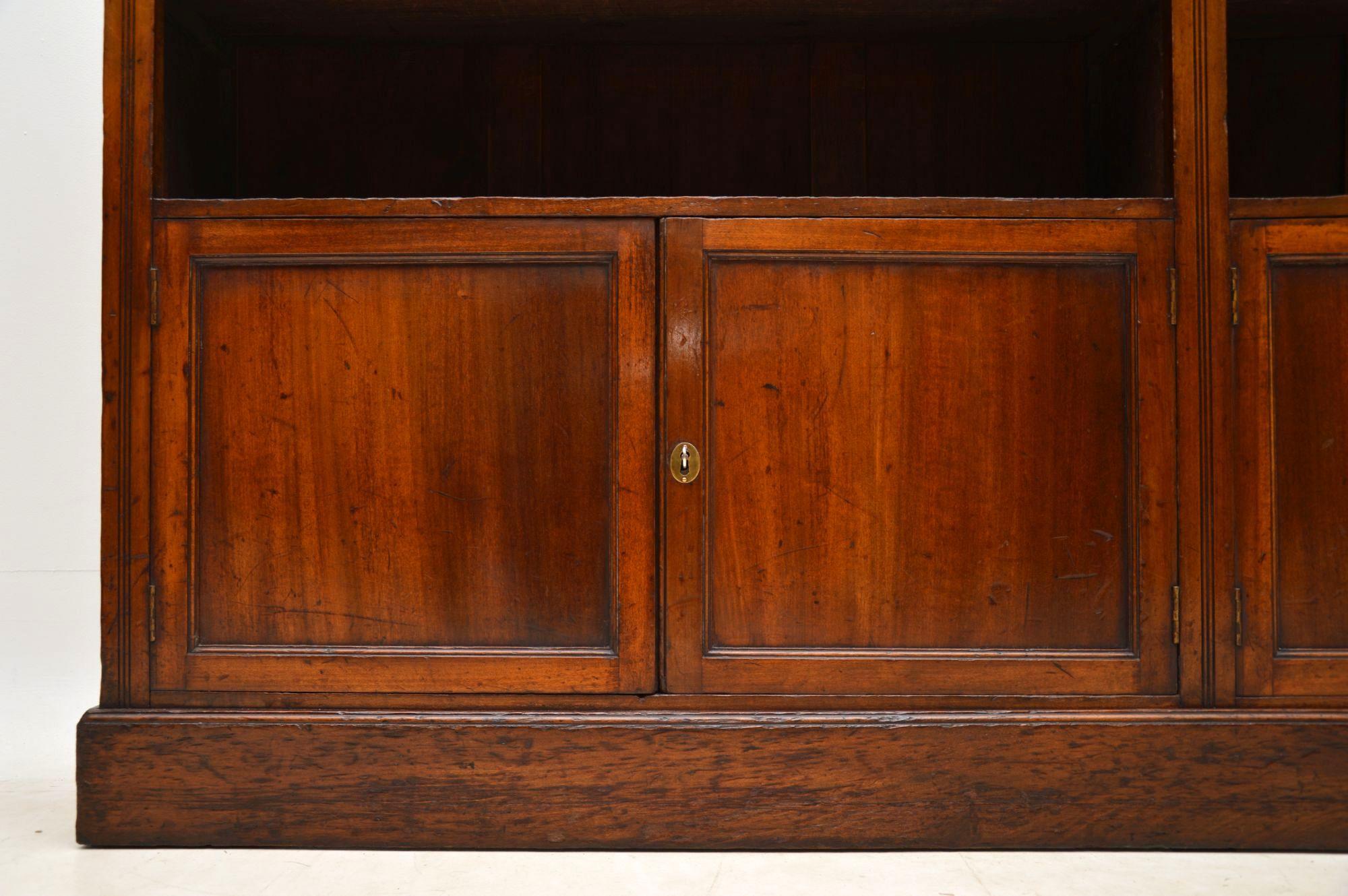 Antique Victorian Mahogany Bookcase 3