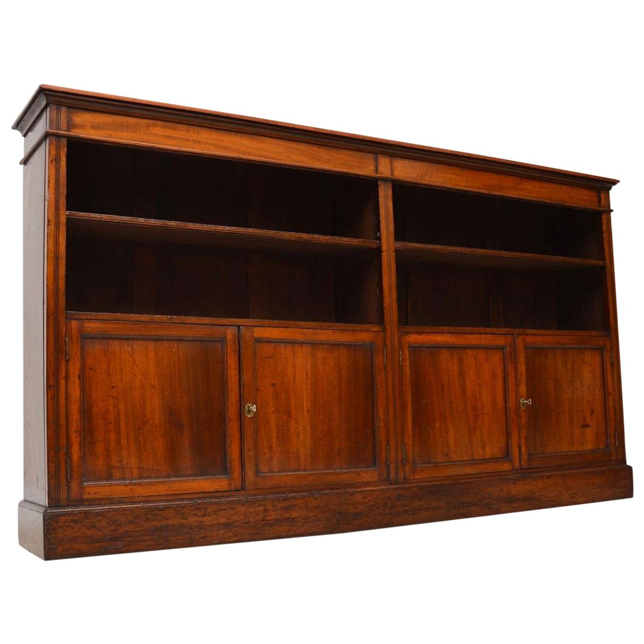 Antique Victorian Mahogany Bookcase