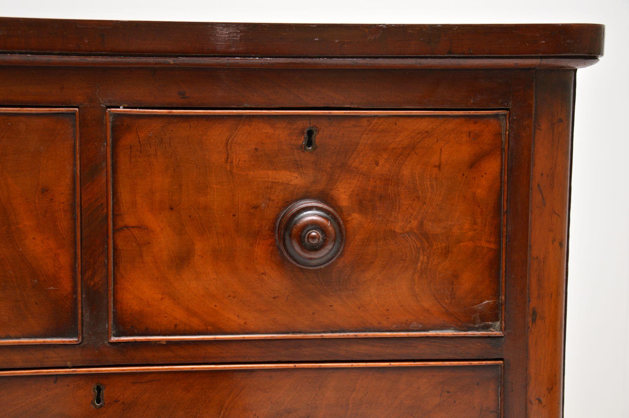 19th Century Antique Victorian Mahogany Chest of Drawers