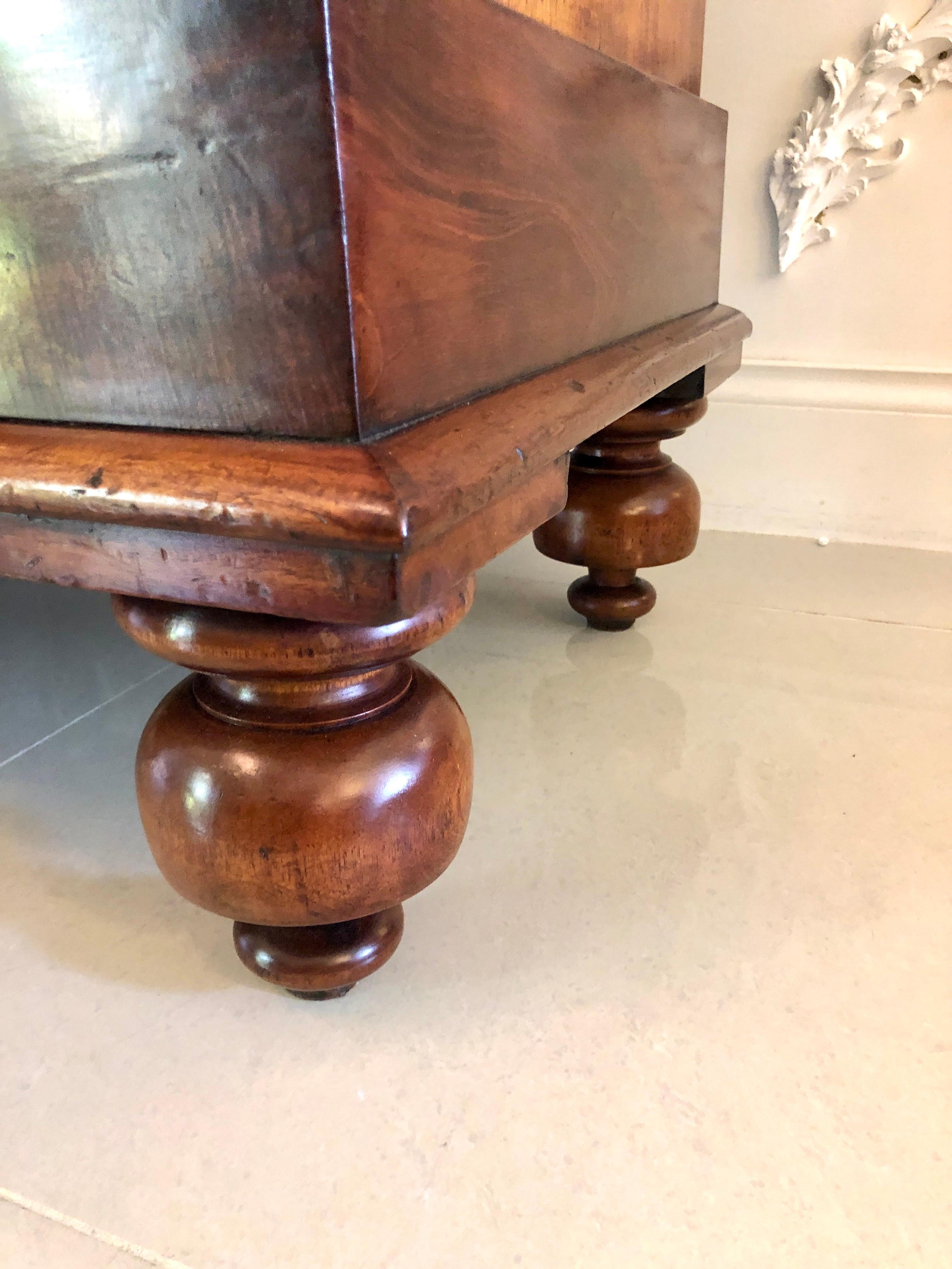 Antique Victorian Mahogany Chest of Drawers In Good Condition For Sale In Suffolk, GB