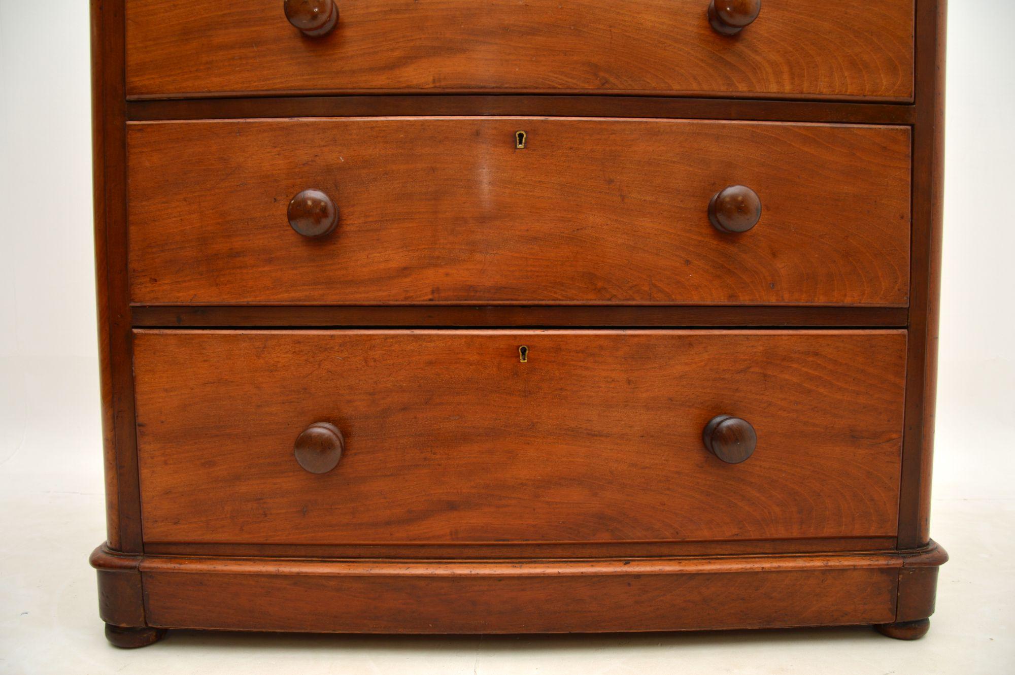 Antique Victorian Mahogany Chest of Drawers 3