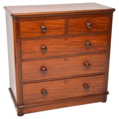 Antique Victorian Mahogany Chest of Drawers