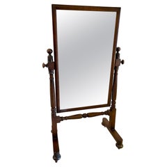 Antique Mirror vittoriano in mogano