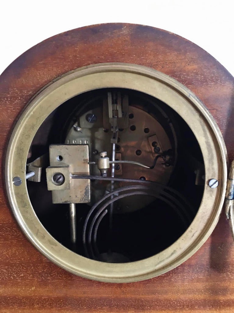 Antique Victorian Mahogany Desk Clock at 1stDibs victorian desk clock