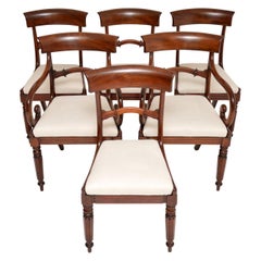 Antique Victorian Mahogany Dining Chairs