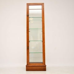 Antique Victorian Mahogany Display Showcase by F. Maund & E. Berg