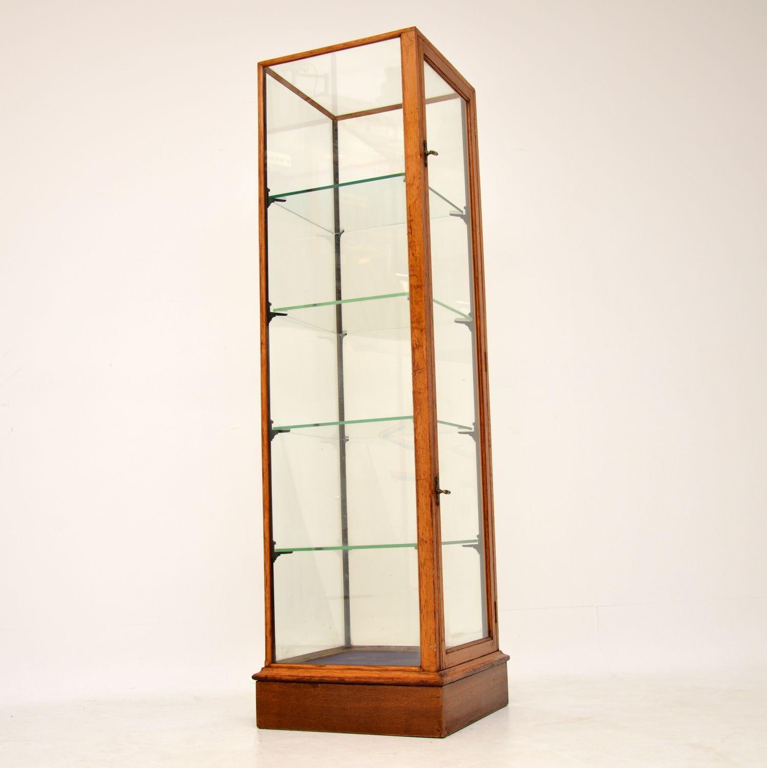 Antique Victorian Mahogany Display Showcase by F. Maund & E. Berg In Good Condition In London, GB