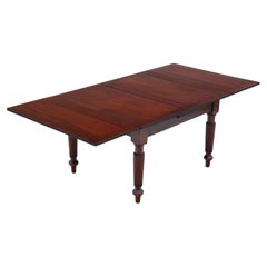  Antique Victorian Mahogany Draw-leaf Extending Dining Table