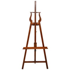 Antique Victorian Mahogany Easel