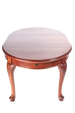 Antique Victorian Mahogany Extending Dining Table