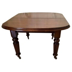 Antique Victorian Mahogany Extending Dining Table