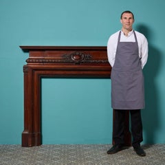 Antique Victorian Mahogany Fire Mantel