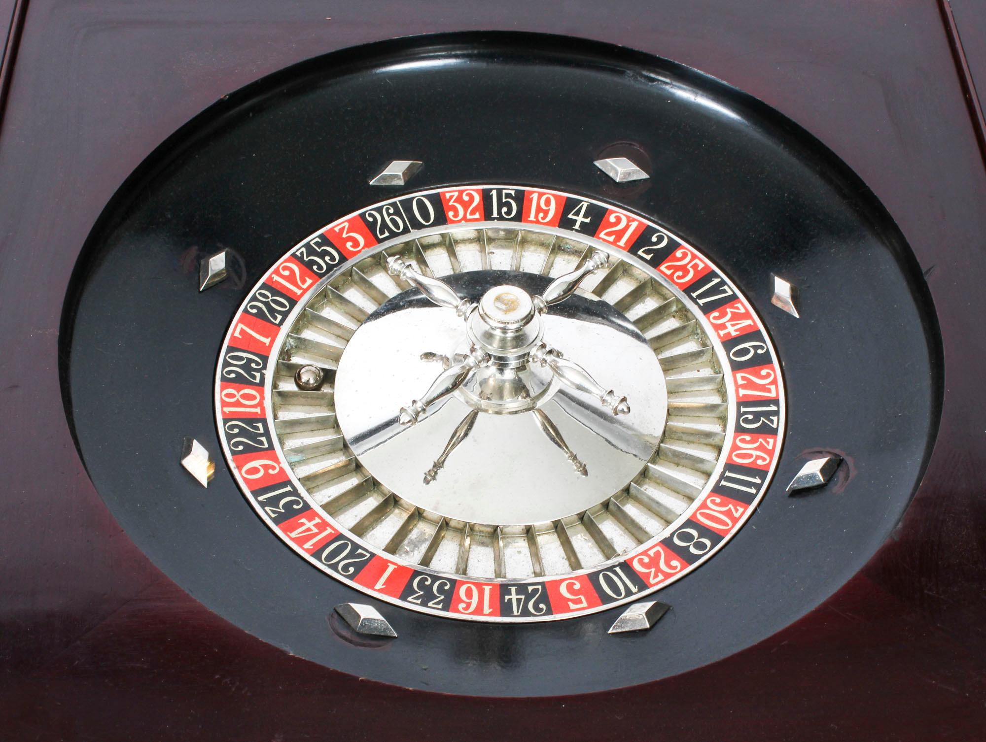 Antique Victorian Mahogany Games Roulette Table, 19th Century In Good Condition In London, GB