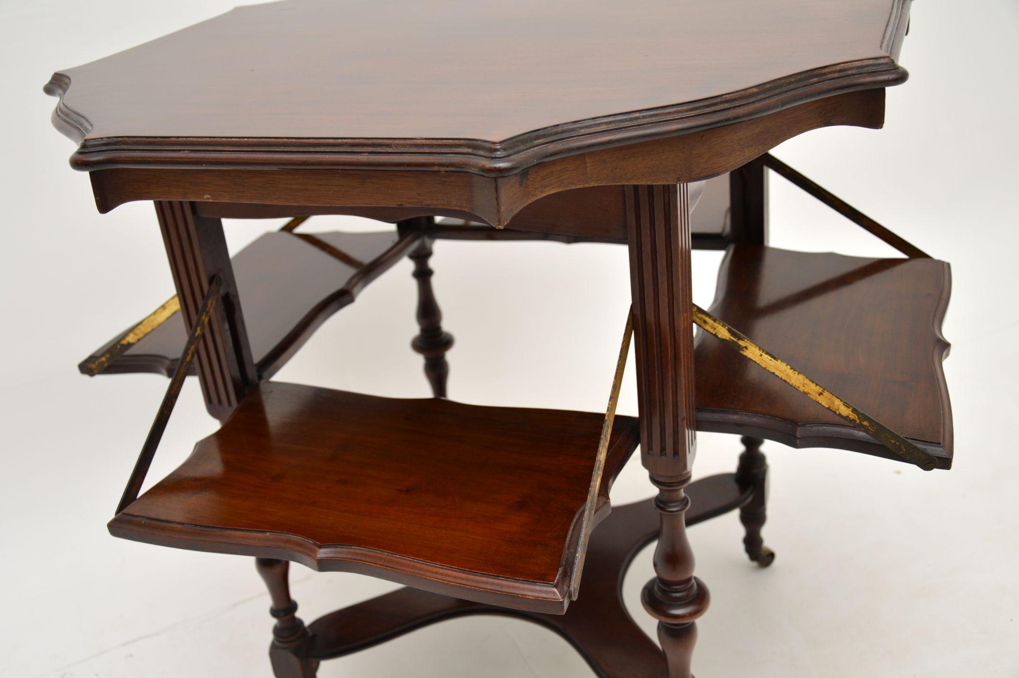 Late 19th Century Antique Victorian Mahogany Occasional Table