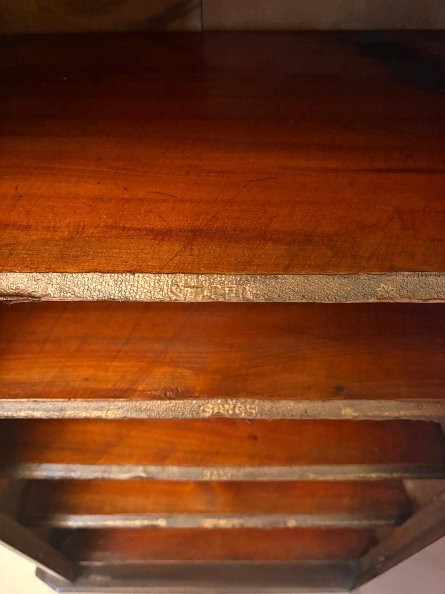 Antique Victorian Mahogany Sheet Music Cabinet In Good Condition For Sale In Suffolk, GB