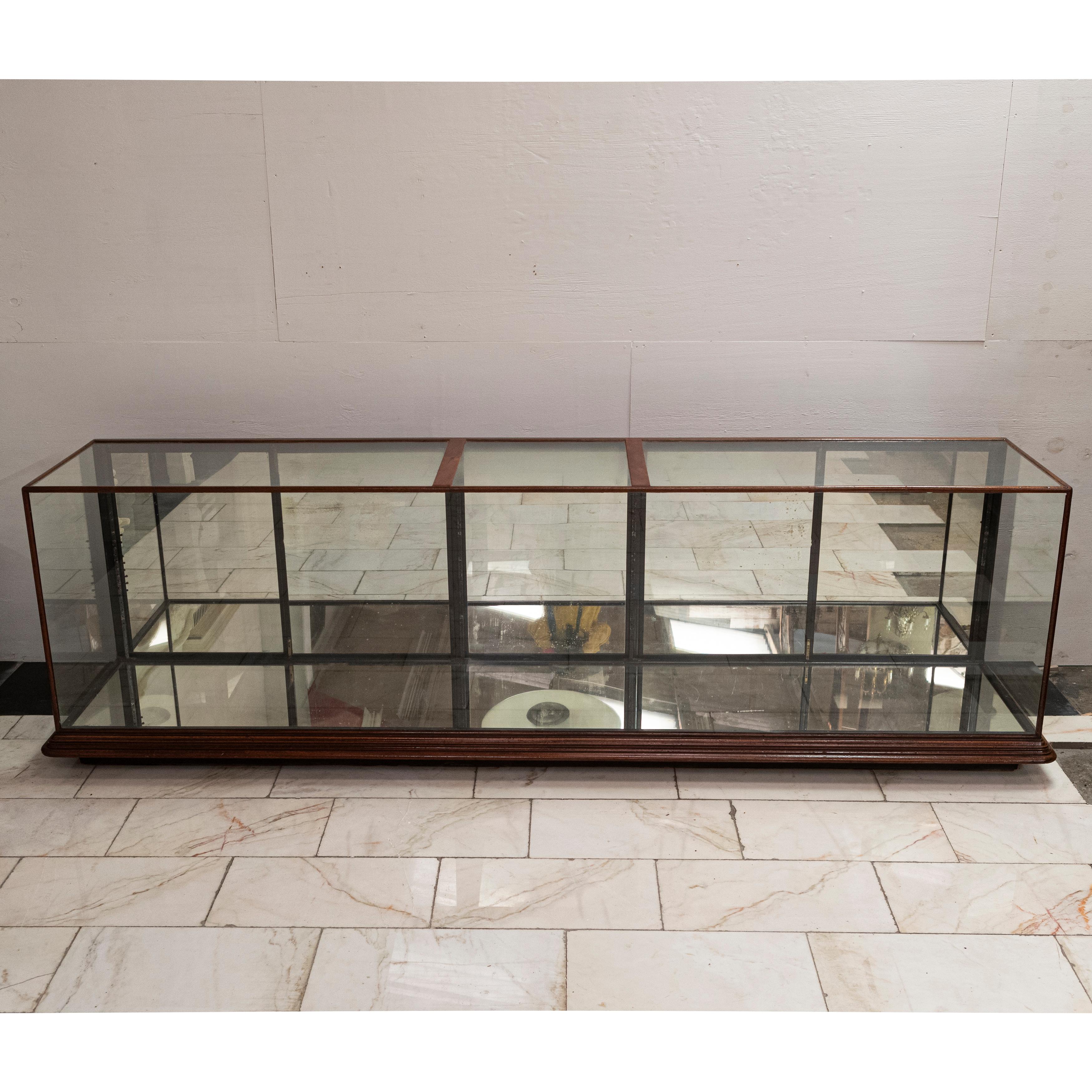 Mostrador de tienda antiguo victoriano de caoba  Pantalla Cabina Victoriano en venta